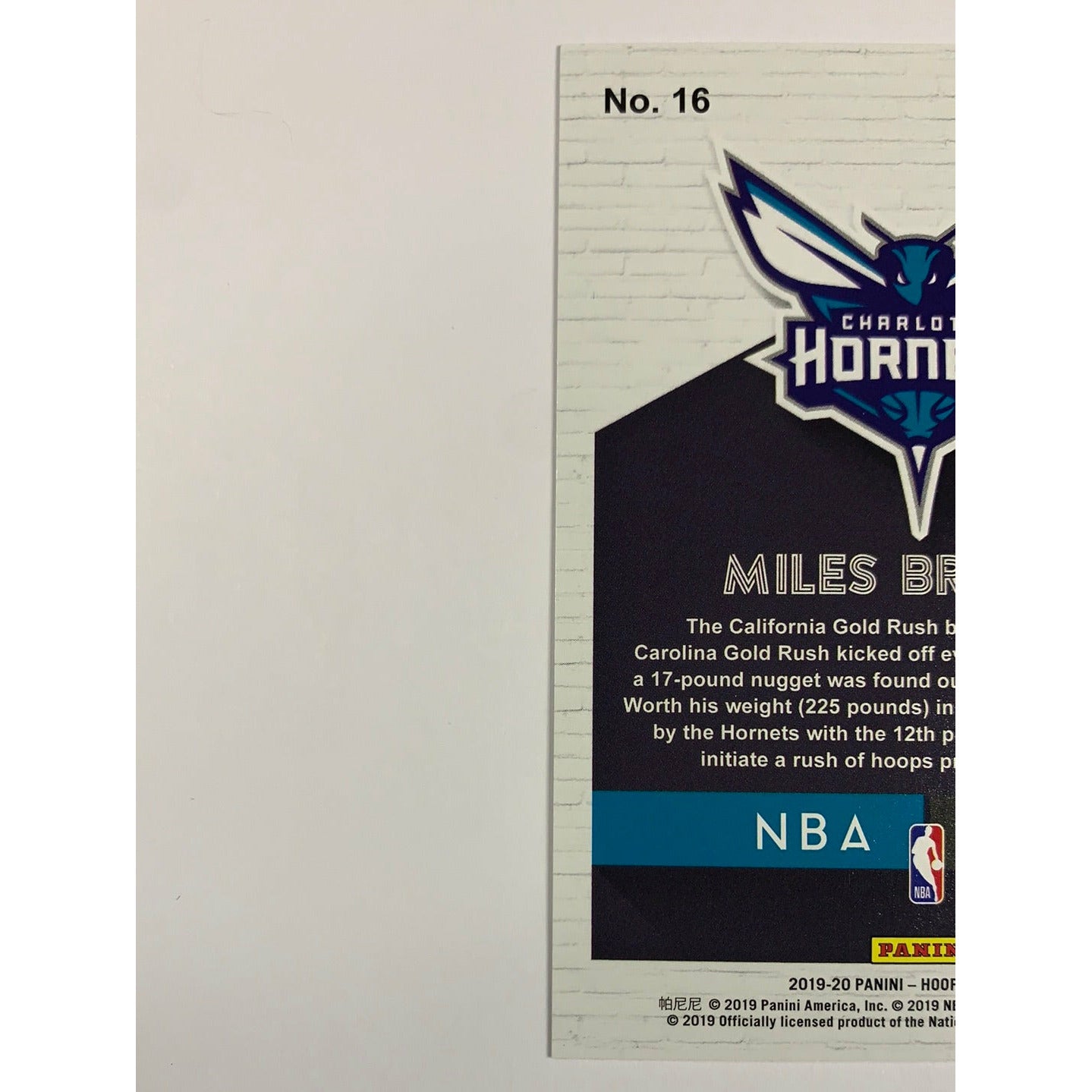 2019-20 Hoops NBA City Miles Bridges | Local Legends Cards & Collectibles