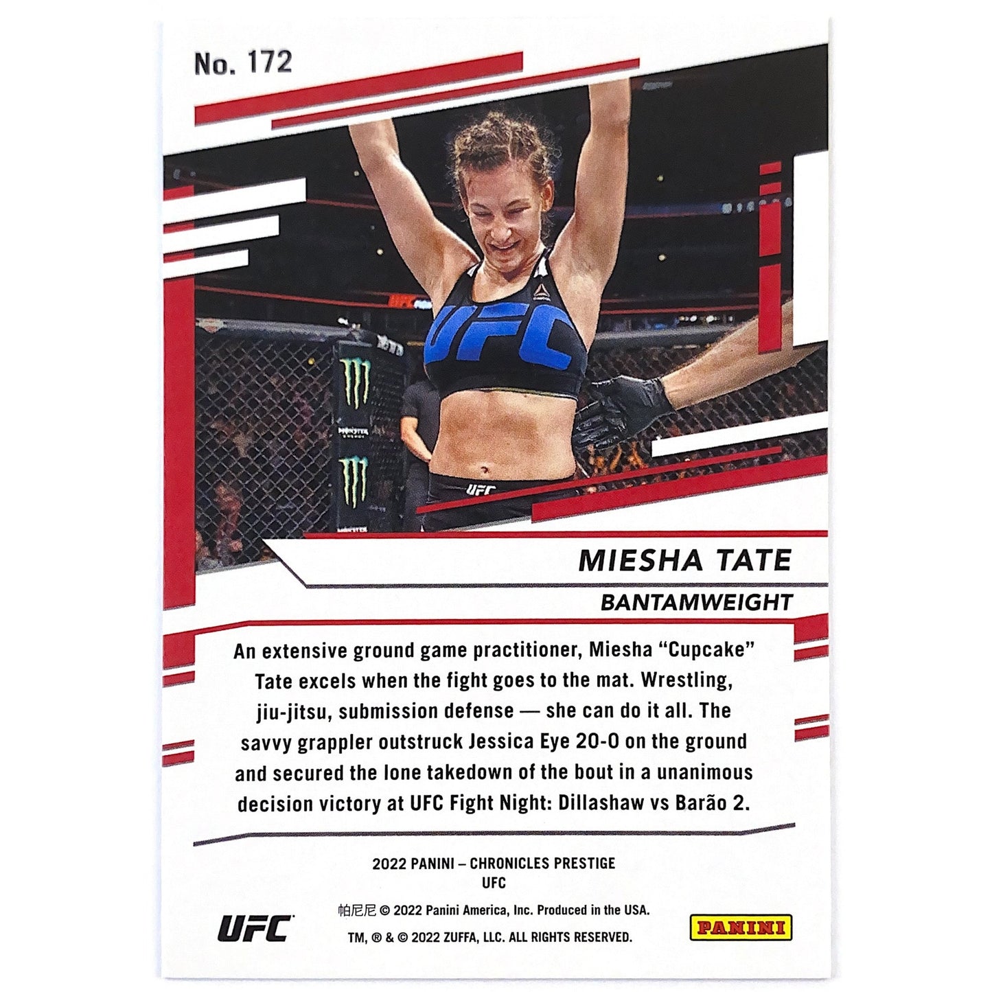 2022 Chronicles Prestige Miesha Tate Blue /99 | Local Legends Cards & Collectibles