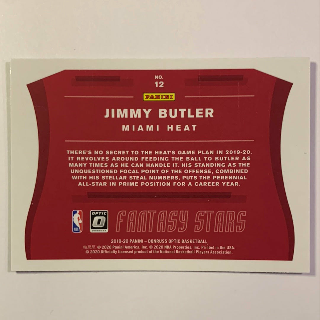 2019-20 Donruss Optic Jimmy Butler Fantasy Stars