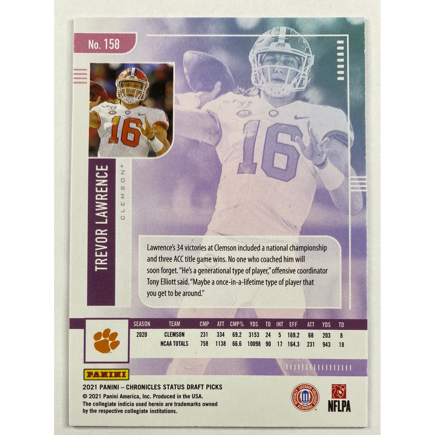 2021 Chronicles Status Draft Picks Green Parallel RC | Local Legends Cards & Collectibles