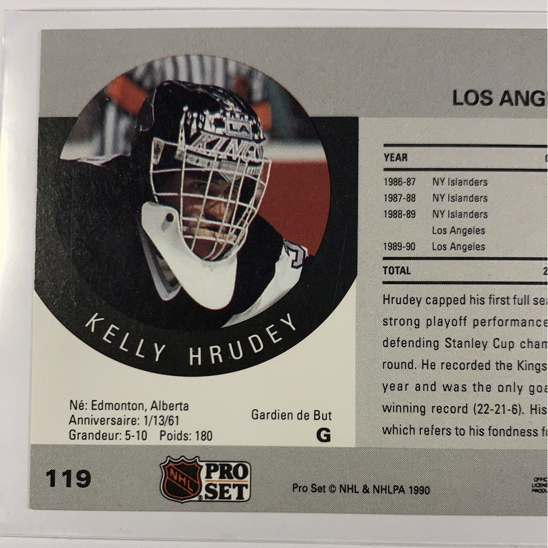 1990 Pro Set Kelly Hrudey In Person Auto | Local Legends Cards & Collectibles