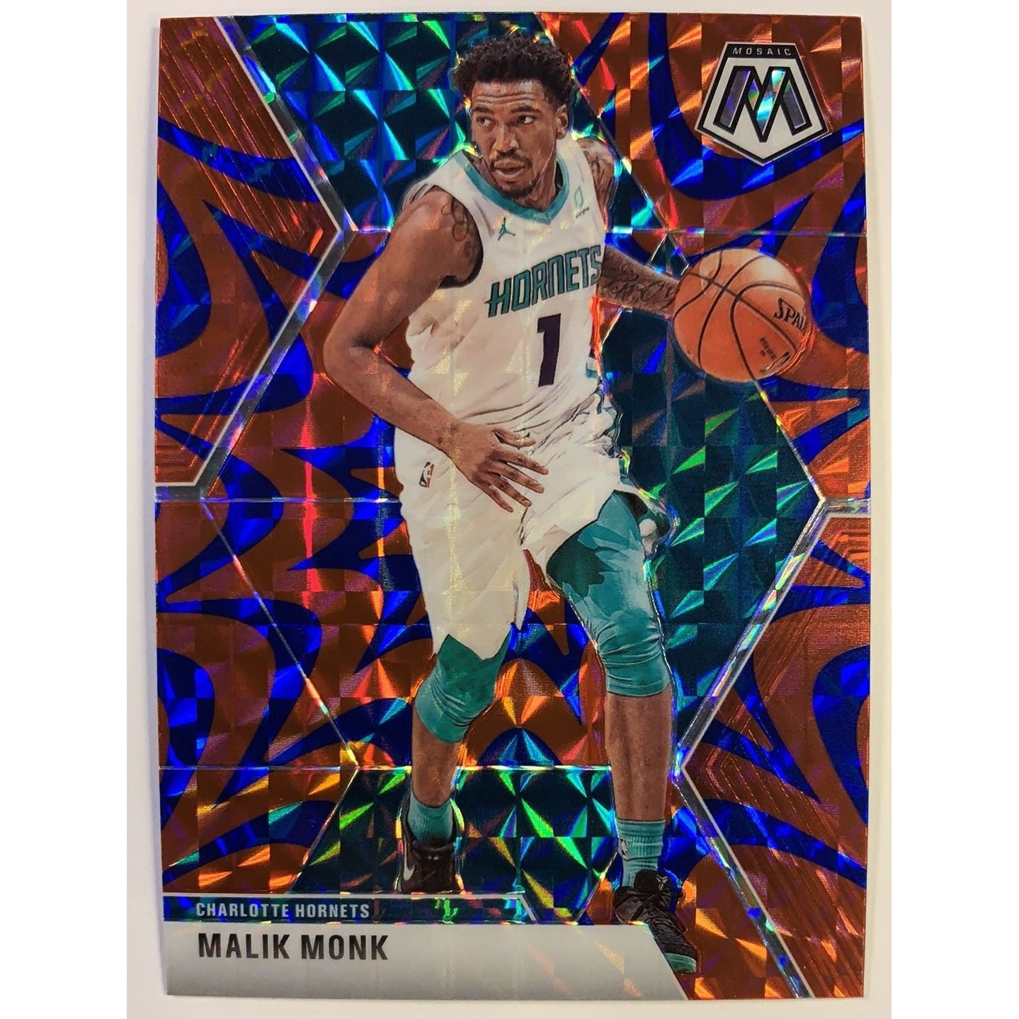 2019-20 Mosaic Malik Monk Blue Reactive Prizm | Local Legends Cards & Collectibles