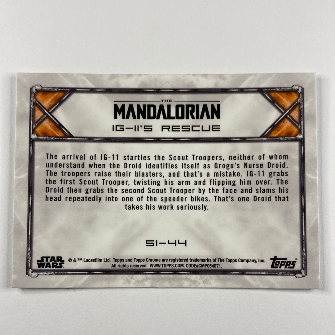 Topps Chrome The Mandalorian IG-11’s Rescue | Local Legends Cards & Collectibles