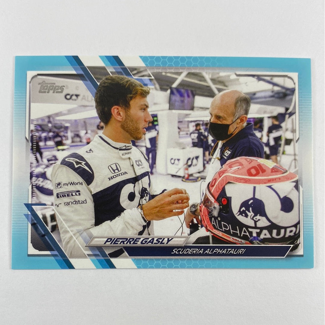 2021 Topps Pierre Gasly Aqua /199