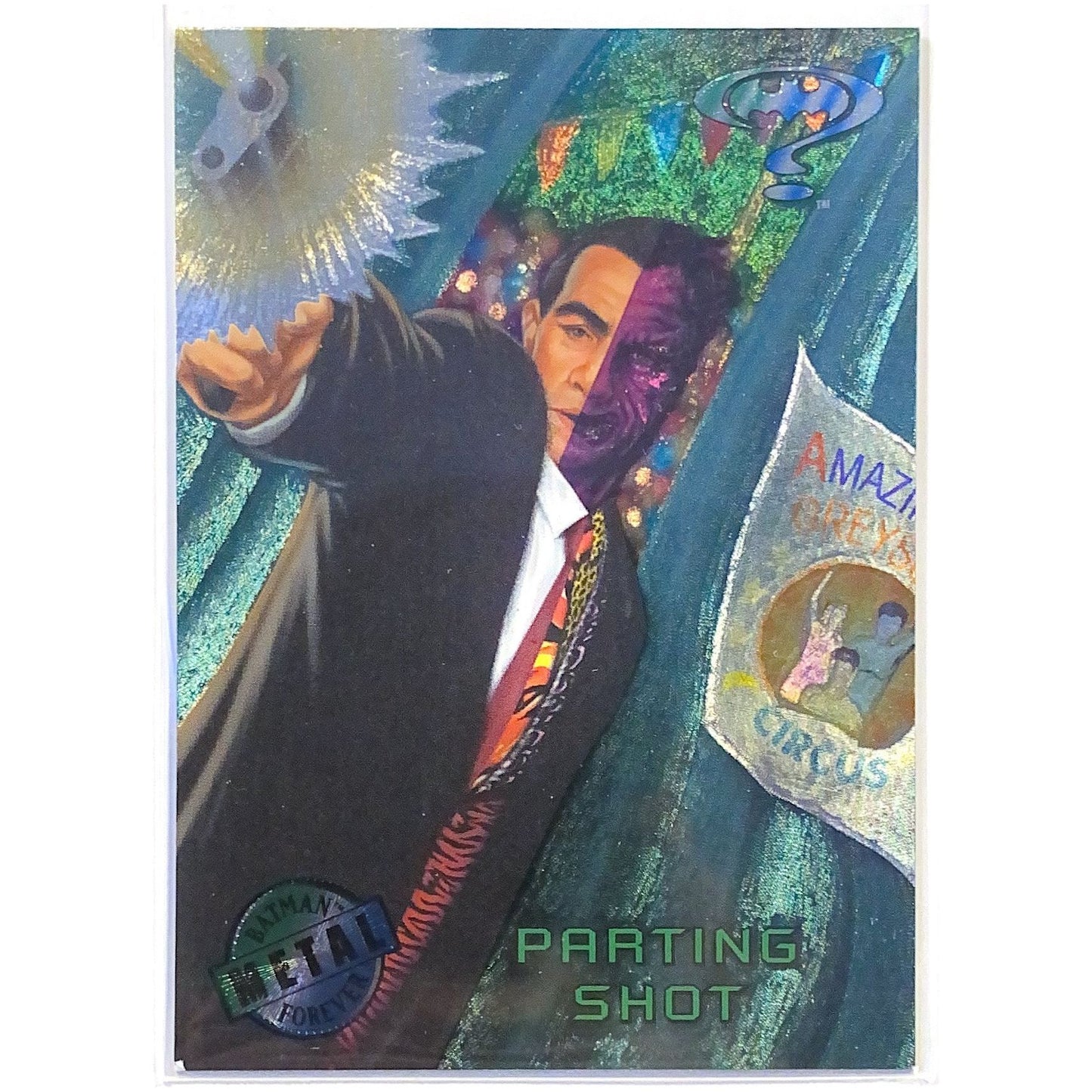 1995 Fleer Batman Metal Forever Chrome Parting Shot #60 Local Legends Cards & Collectibles