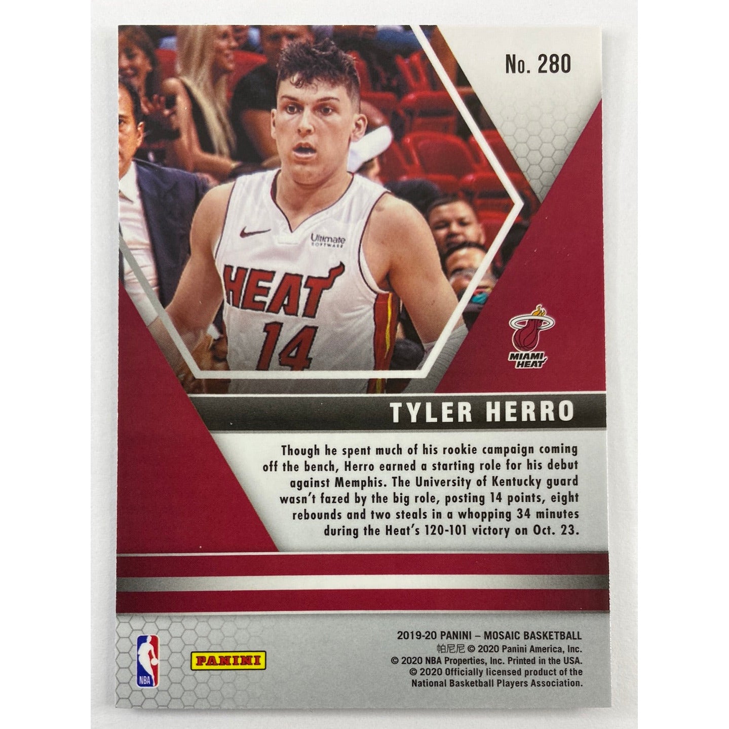 2019-20 Mosaic Tyler Herro NBA Debut RC | Local Legends Cards & Collectibles