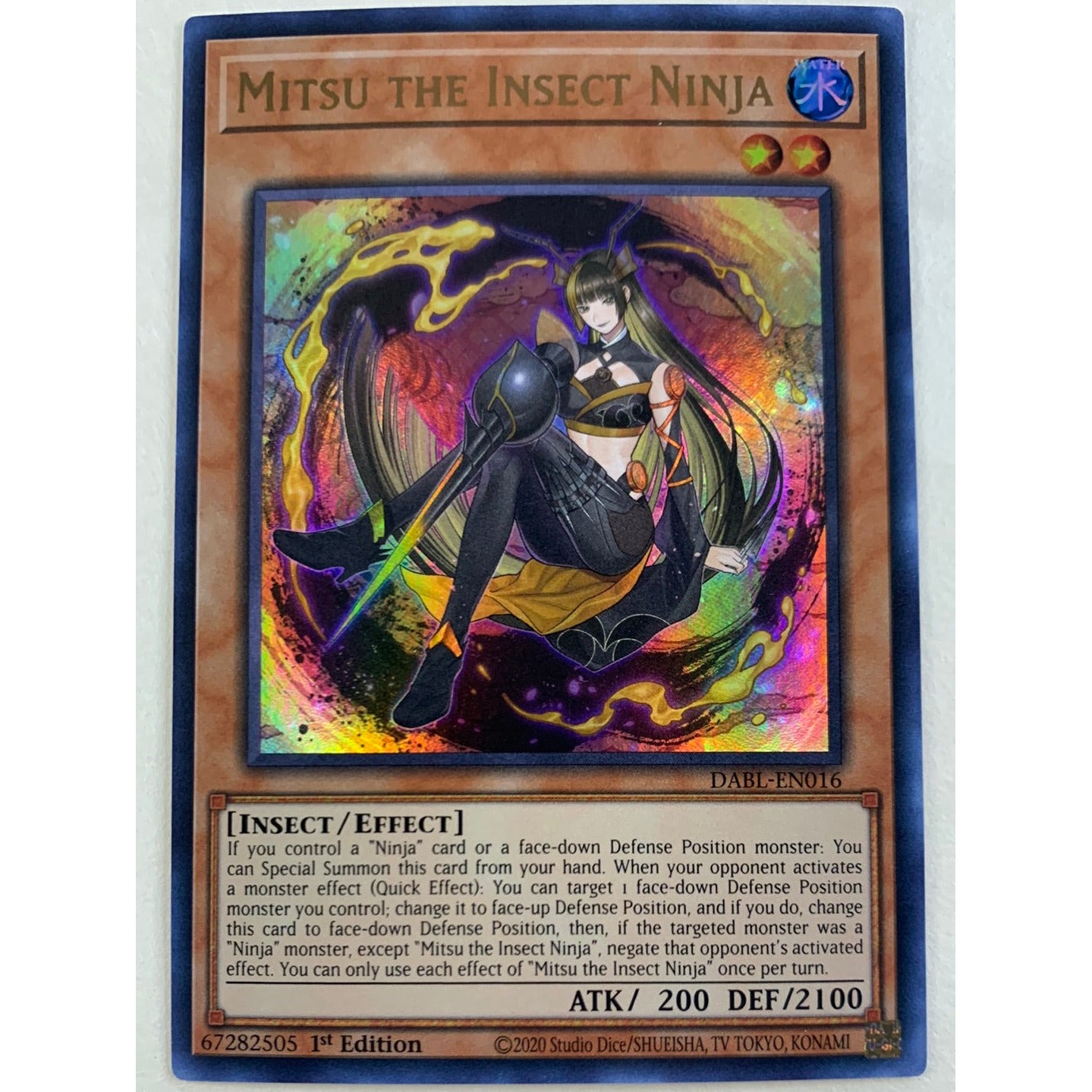 Mitsu the Insect Ninja Ultra Rare DABL-EN016