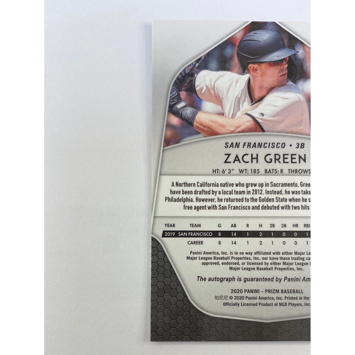 2020 Panini Prizm Zack Green RC Auto | Local Legends Cards & Collectibles