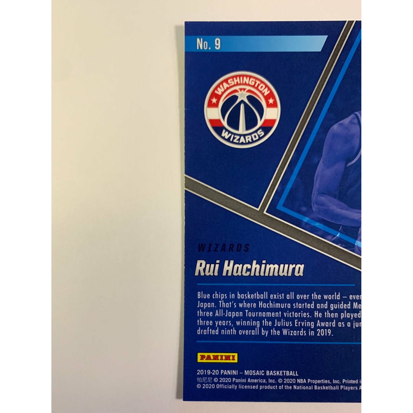 2019-20 Mosaic Rui Hachimura Blue Chips | Local Legends Cards & Collectibles