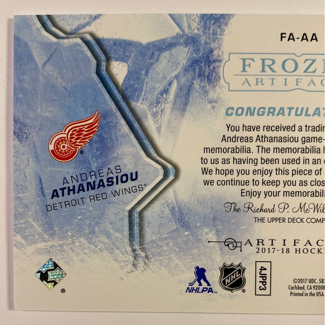 2017-18 Artifacts Andreas Athanasiou Frozen Artifacts | Local Legends Cards & Collectibles