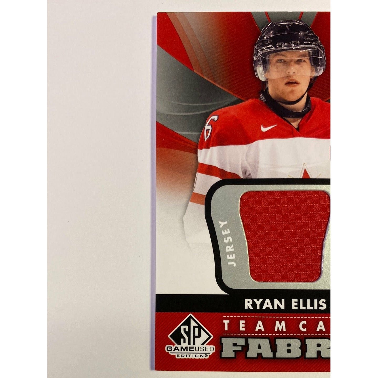 2012-13 SP Game Used Ryan Ellis Team Canada Fabrics Local Legends Cards & Collectibles
