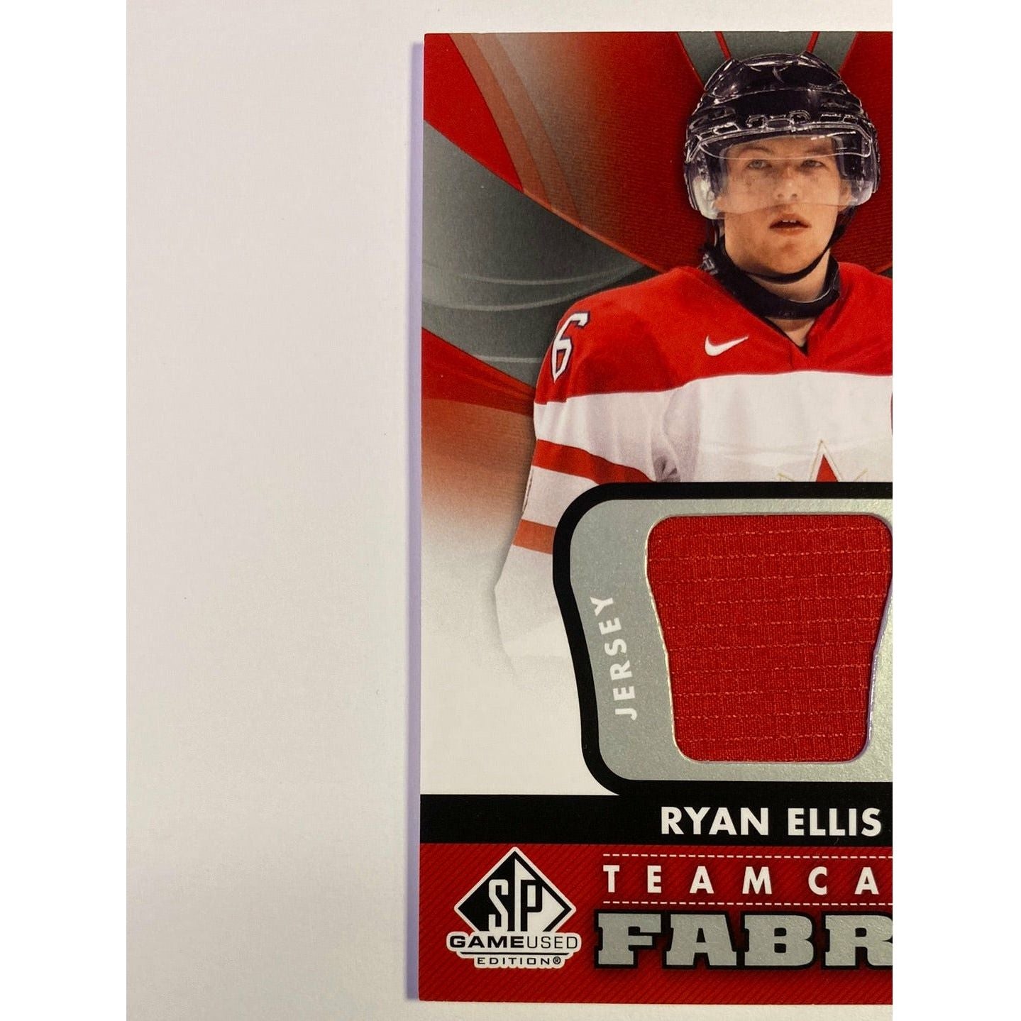  2012-13 SP Game Used Ryan Ellis Team Canada Fabrics  Local Legends Cards & Collectibles