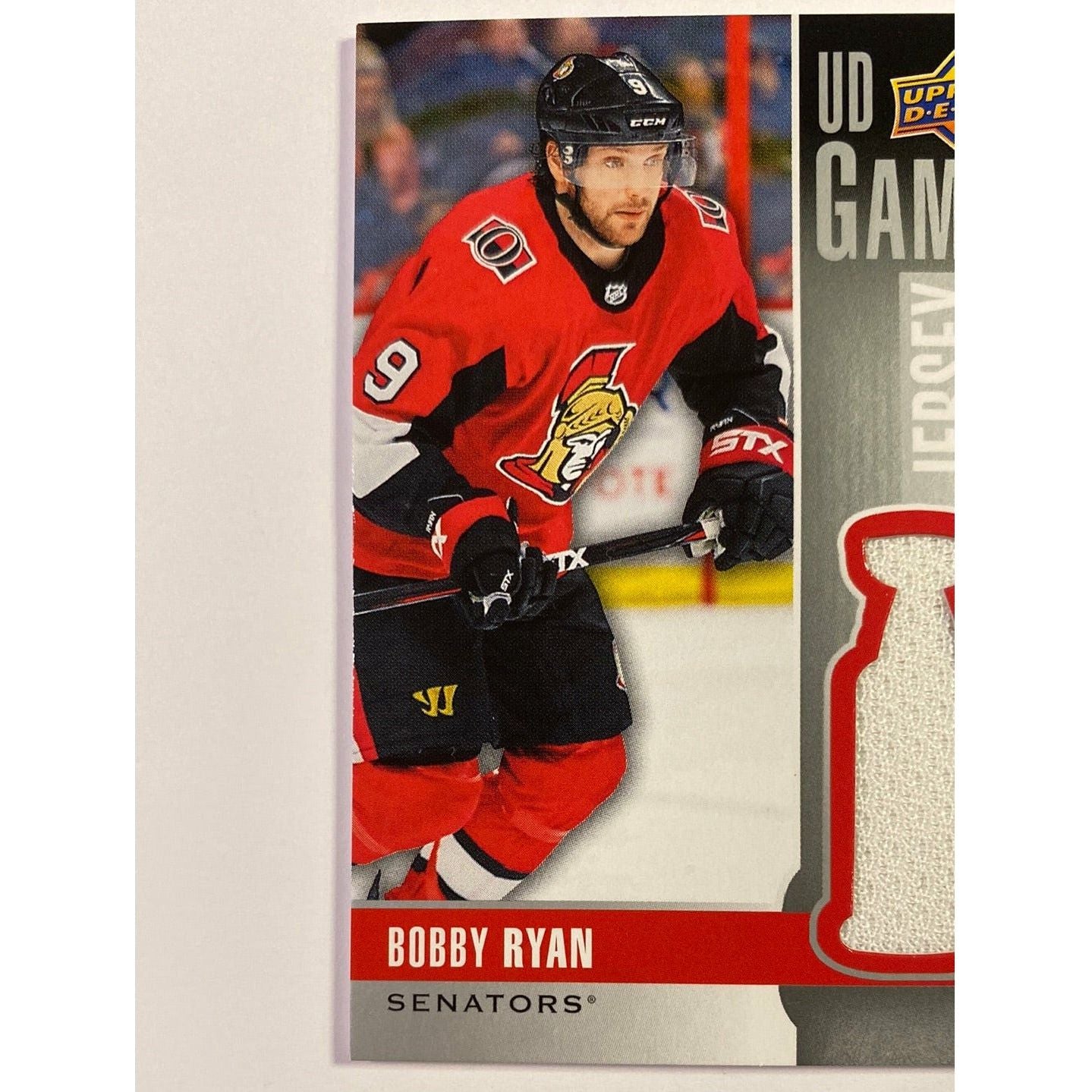 2019-20 Upper Deck Series 1 Bobby Ryan UD Game Jersey