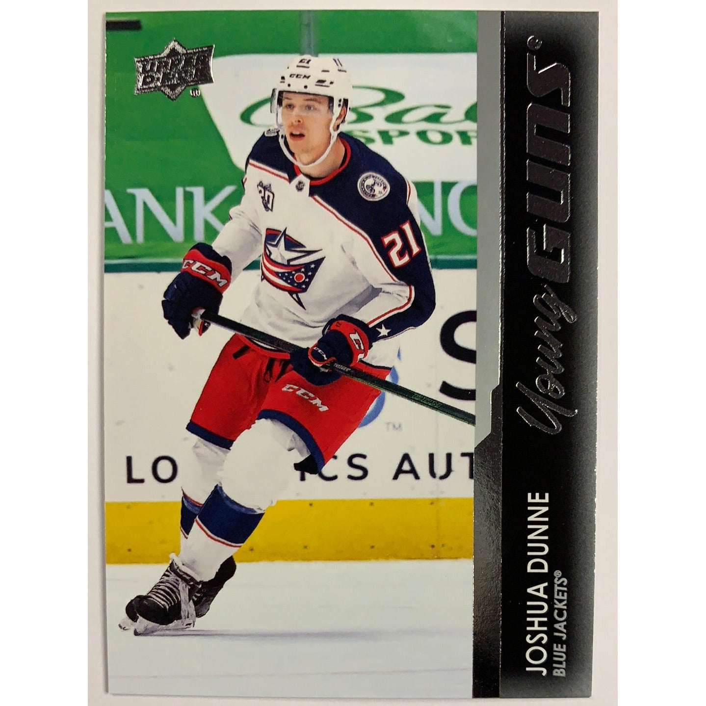 2021-22 Upper Deck Series 1 Joshua Dunne Young Guns | Local Legends Cards & Collectibles