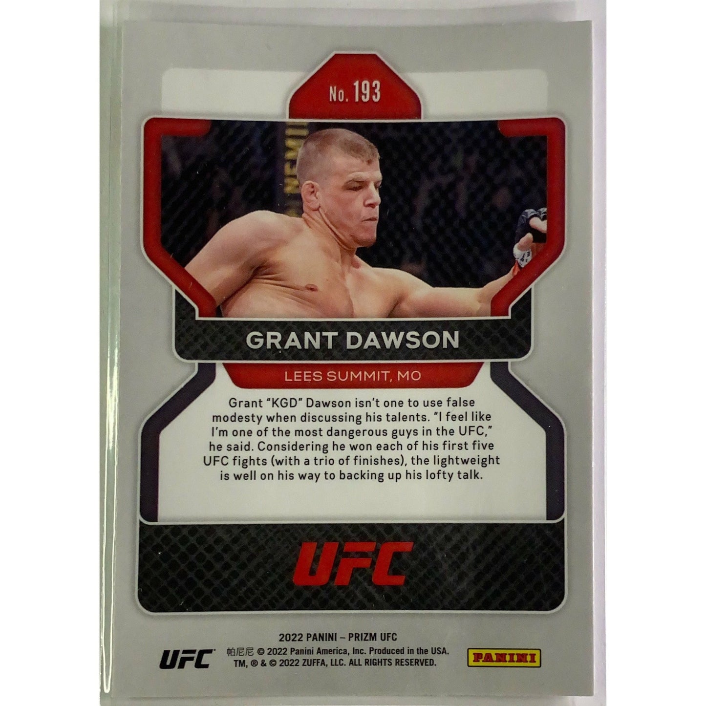 2022 Panini Prizm Grant Dawson RC