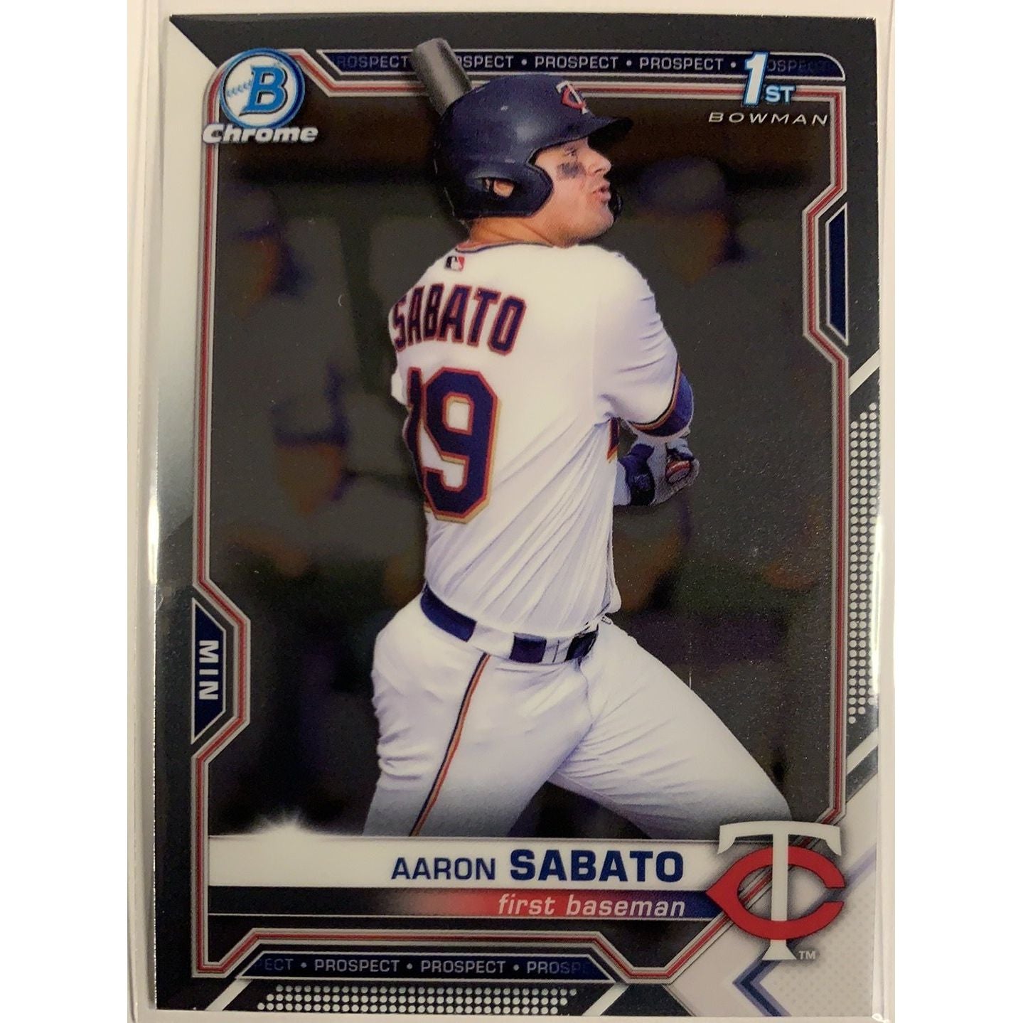  2021 Bowman 1st Chrome Aaron Sabato BCP-125  Local Legends Cards & Collectibles