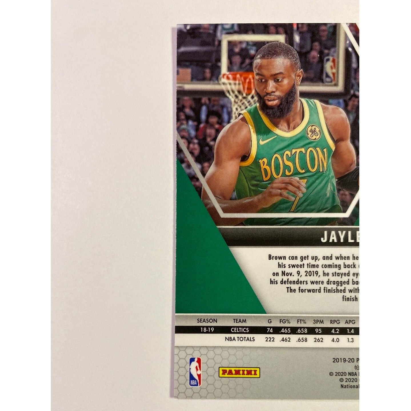 2019-20 Mosaic Jaylen Brown Pink Mosaic | Local Legends Cards & Collectibles