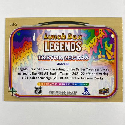 2022-23 Series 2 Trevor Zegras Lunch Box Legends