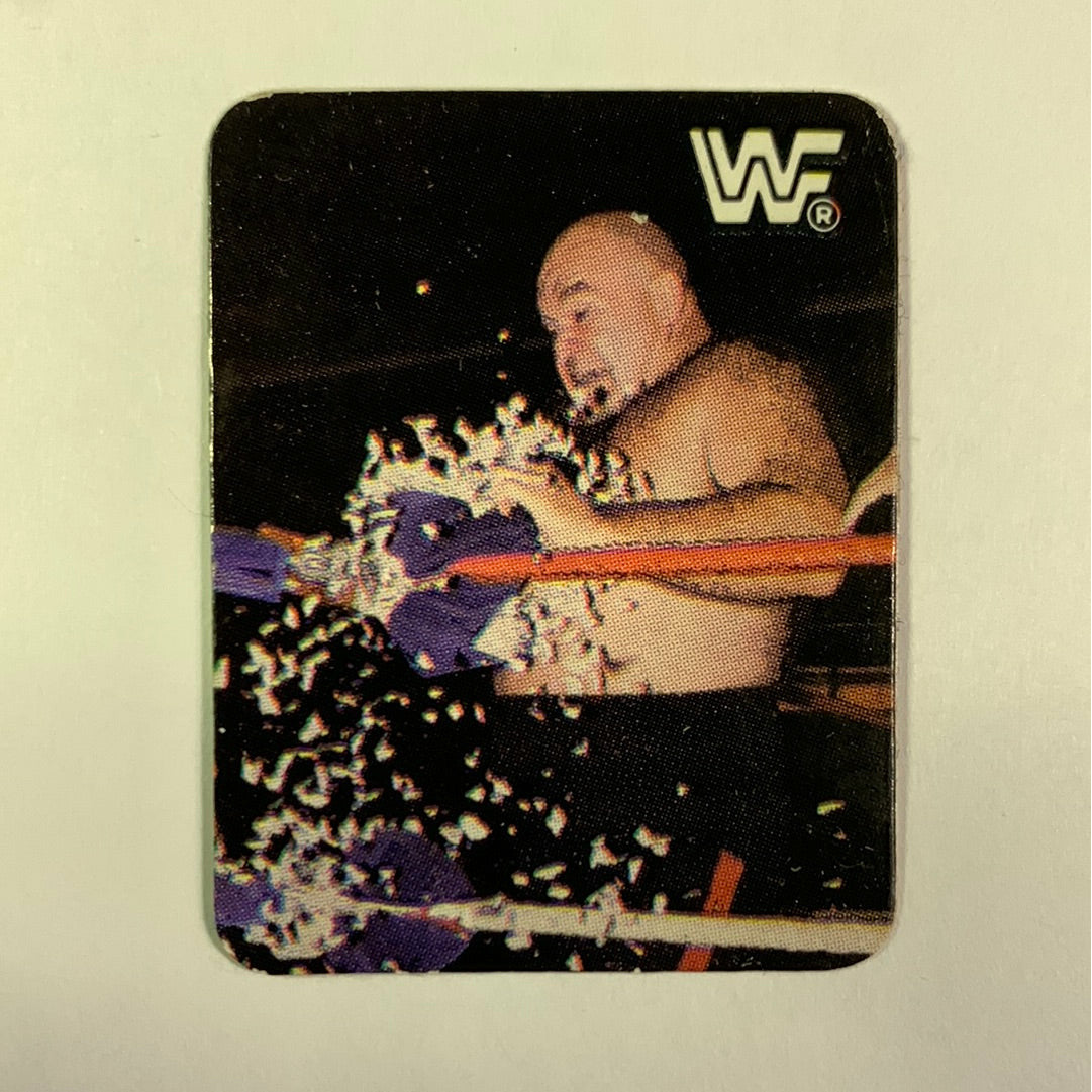 1987 Hostess George “The Animal” Steele Munchies Stickers Local Legends Cards & Collectibles