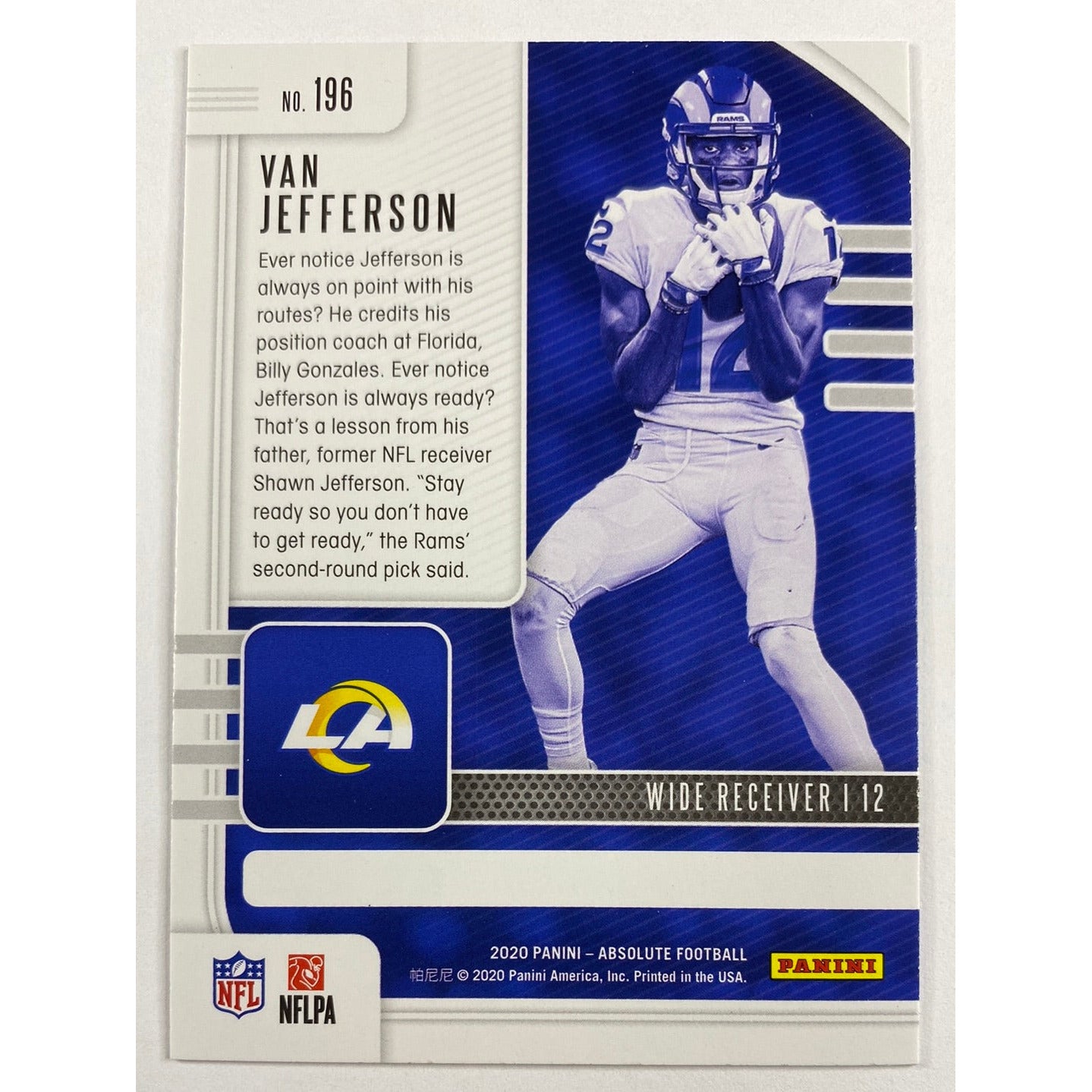 2020 Absolute Van Jefferson Green Foil Parallel RC
