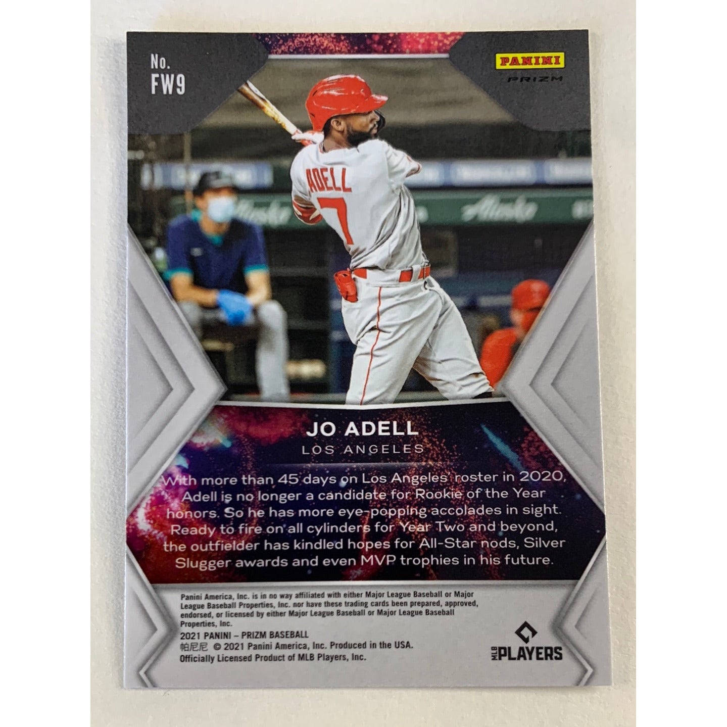 2021 Panini Prizm Jo Adell Fireworks RC