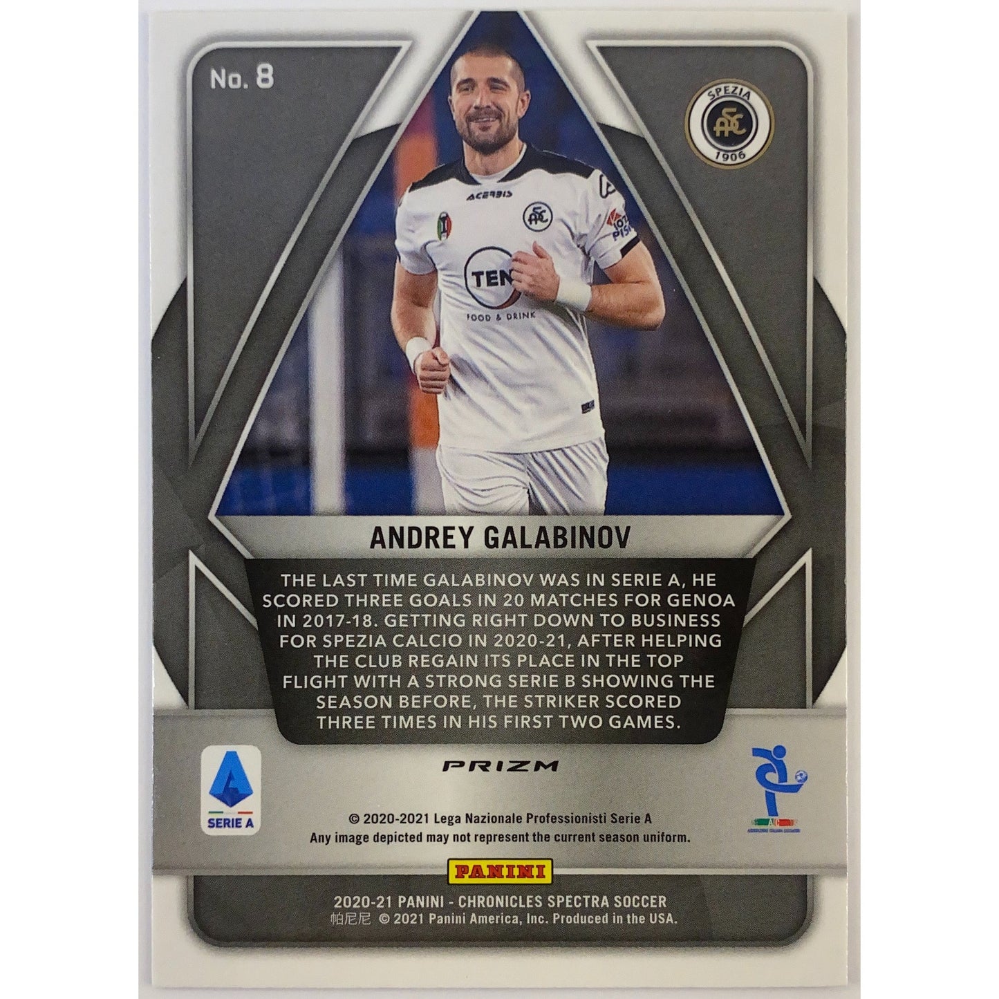 2020-21 Chronicles Spectra Andrey Galibinov Purple Mojo RC | Local Legends Cards & Collectibles