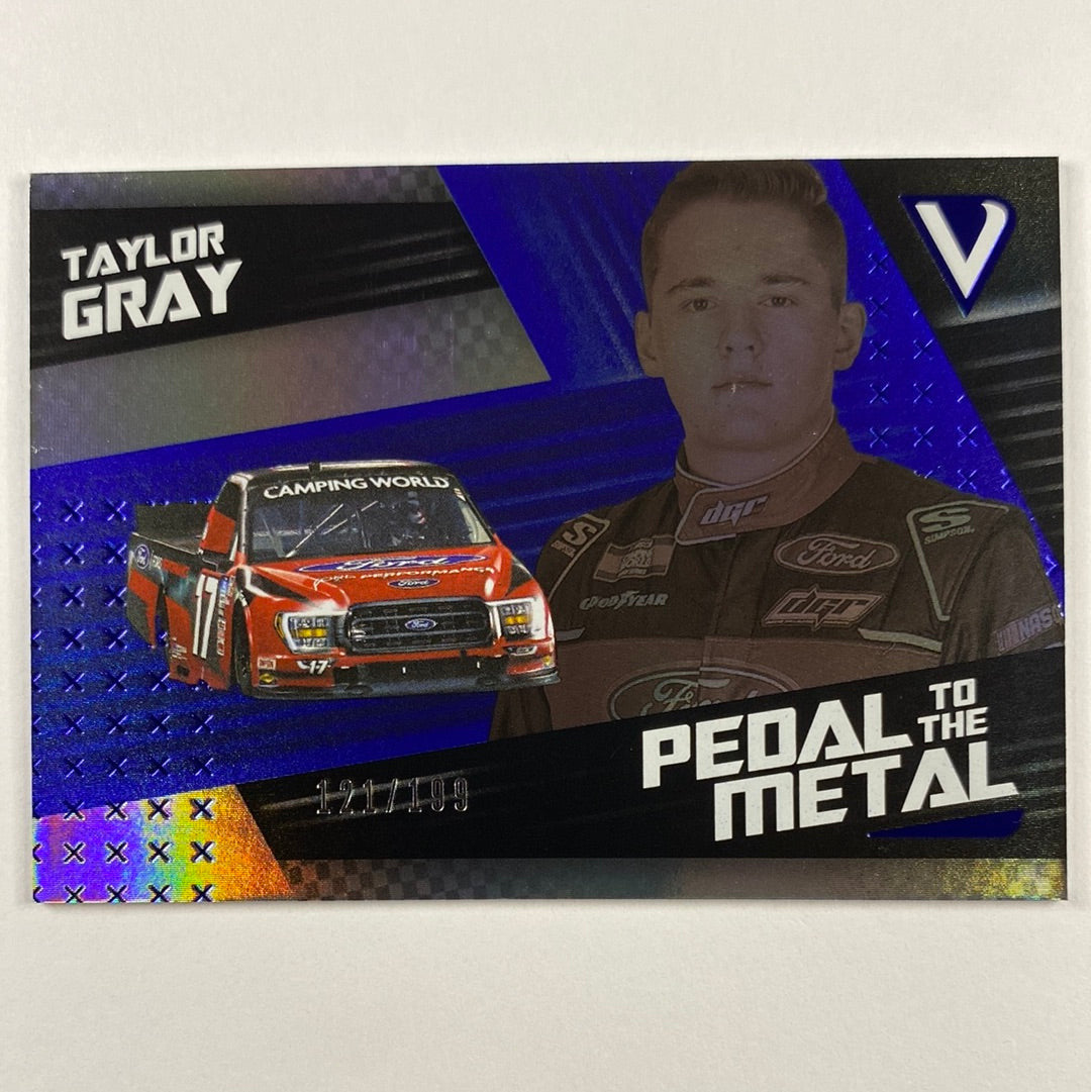 2022 Chronicles Victory Lane Taylor Gray Petal To The Metal /199