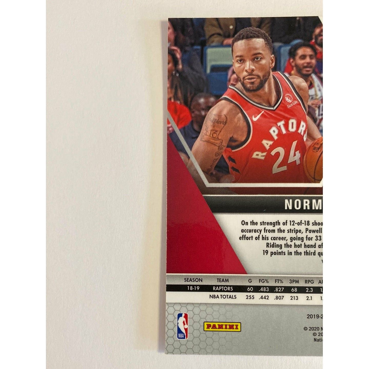 2019-20 Mosaic Norman Powell Silver Holo Prizm | Local Legends Cards & Collectibles