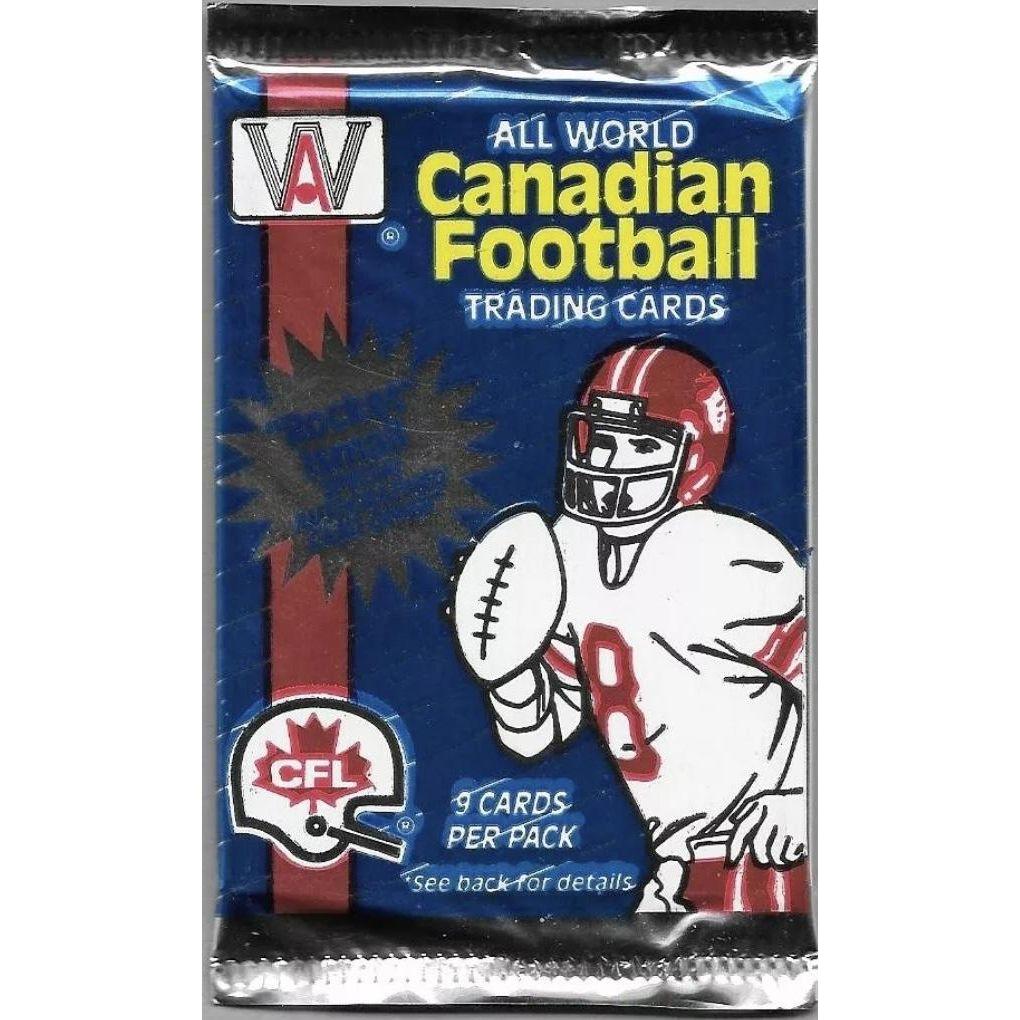 1991 All World CFL Canadian Football Pack | Local Legends Cards & Collectibles
