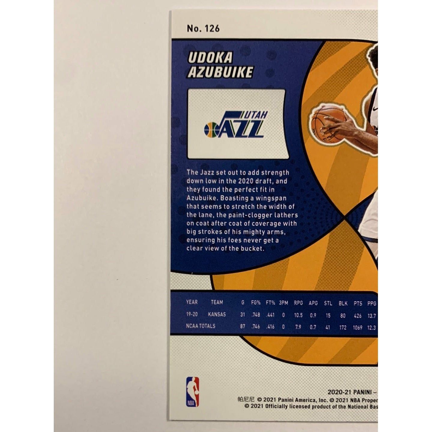 2020-21 Revolution Udoka Azubuike RC | Local Legends Cards & Collectibles