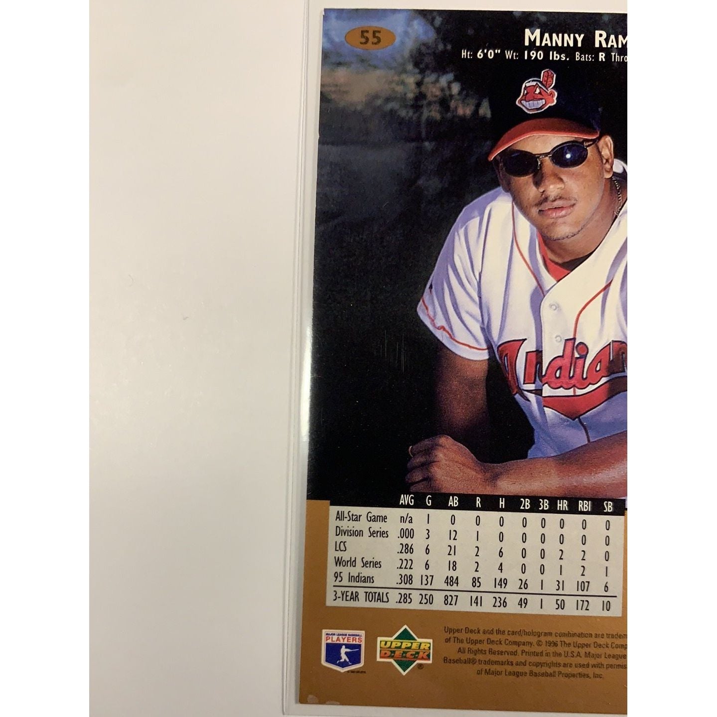 1996 Upper Deck Manny Ramirez Base #55 Local Legends Cards & Collectibles