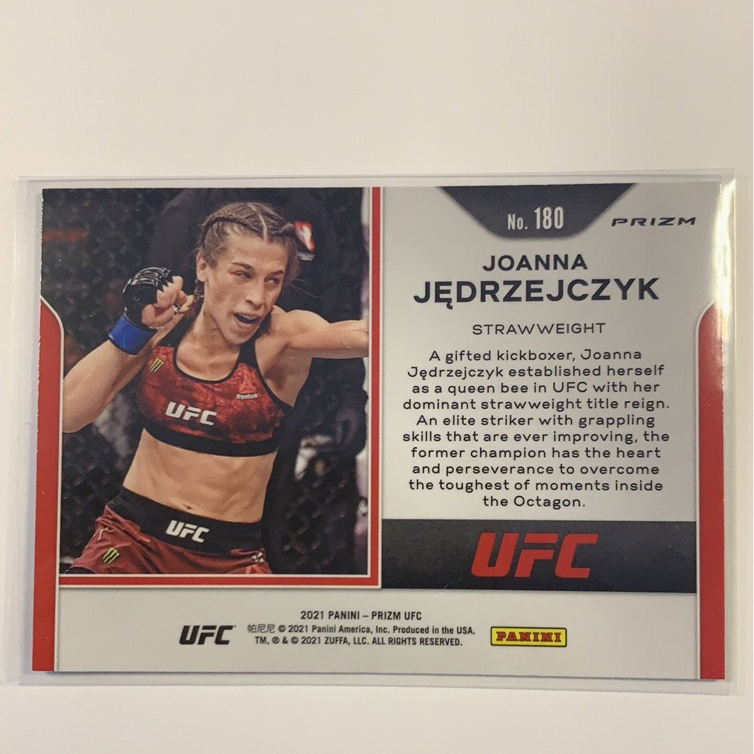 2021 Panini Prizm UFC Joanna Jedrzejczyk Green Prizm #180 Local Legends Cards & Collectibles