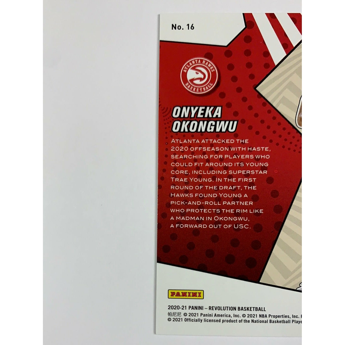 2020-21 Revolution Onyeka Okongwu Rookie Revolution