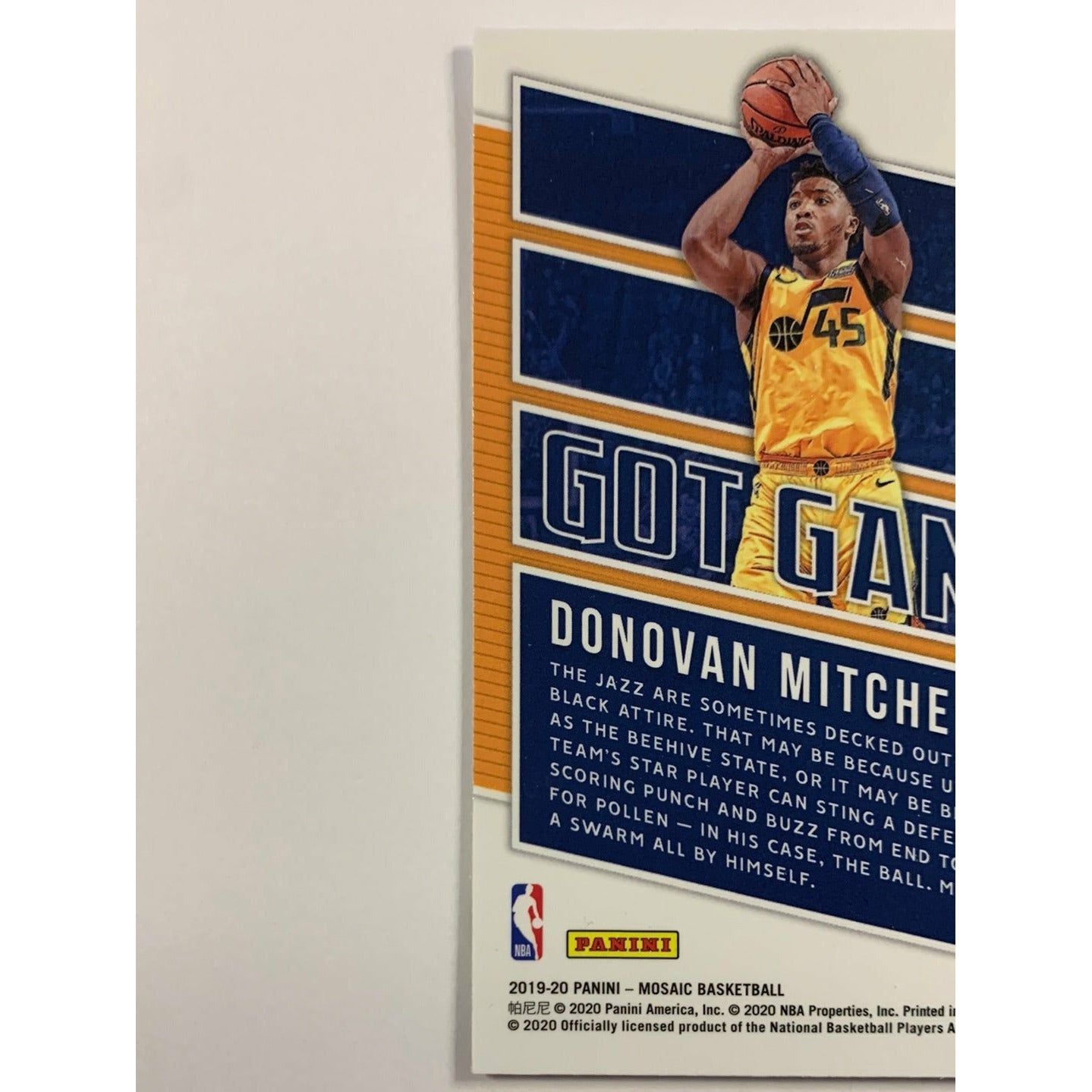 2019-20 Mosaic Donovan Mitchell Got Game? | Local Legends Cards & Collectibles
