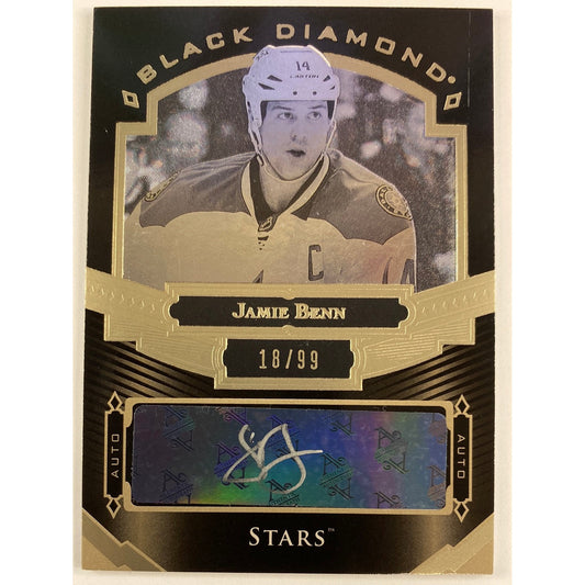 2016-17 Black Diamond Jamie Benn Pure Black Auto /99
