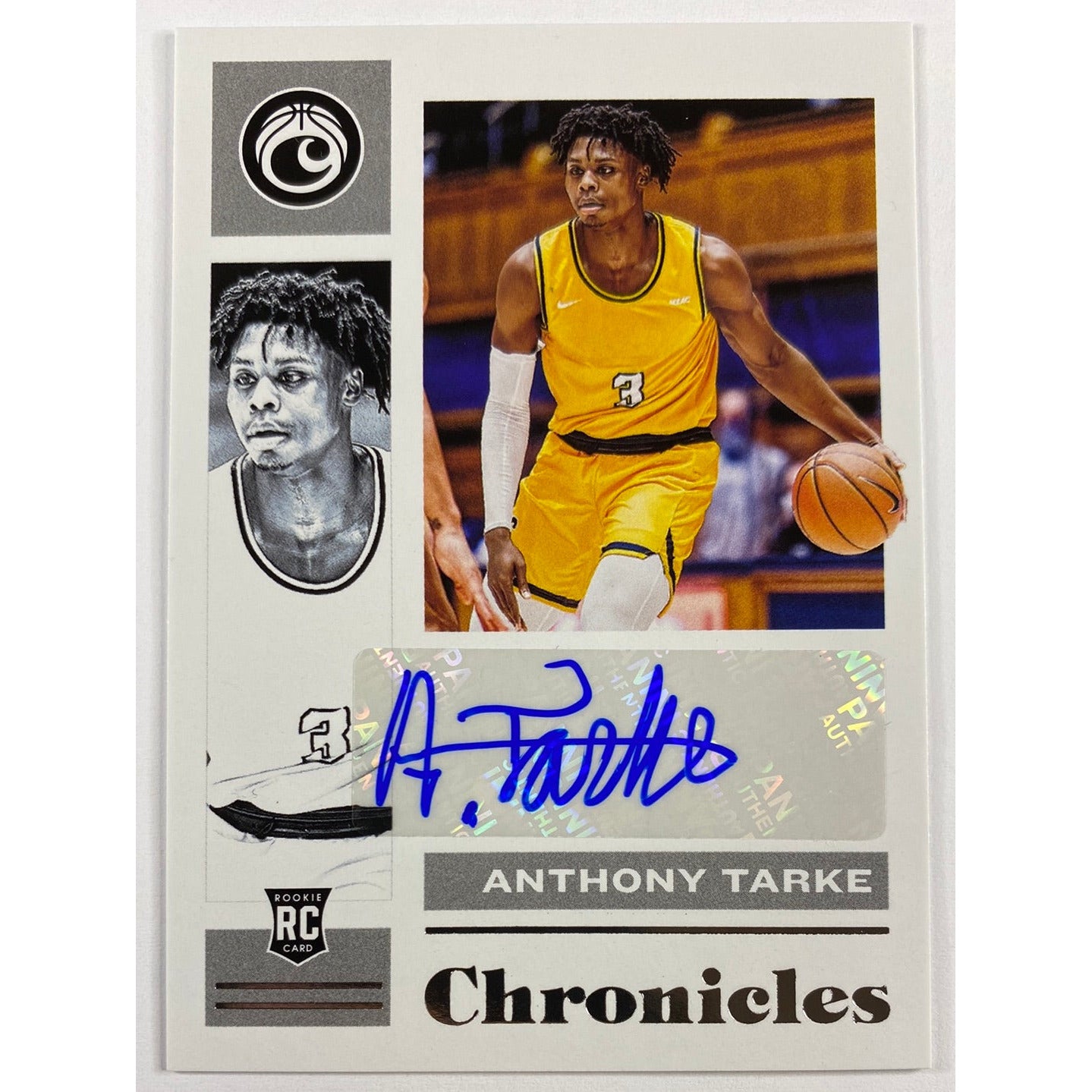 2021 Chronicles Draft Picks Anthony Tarke RC Auto