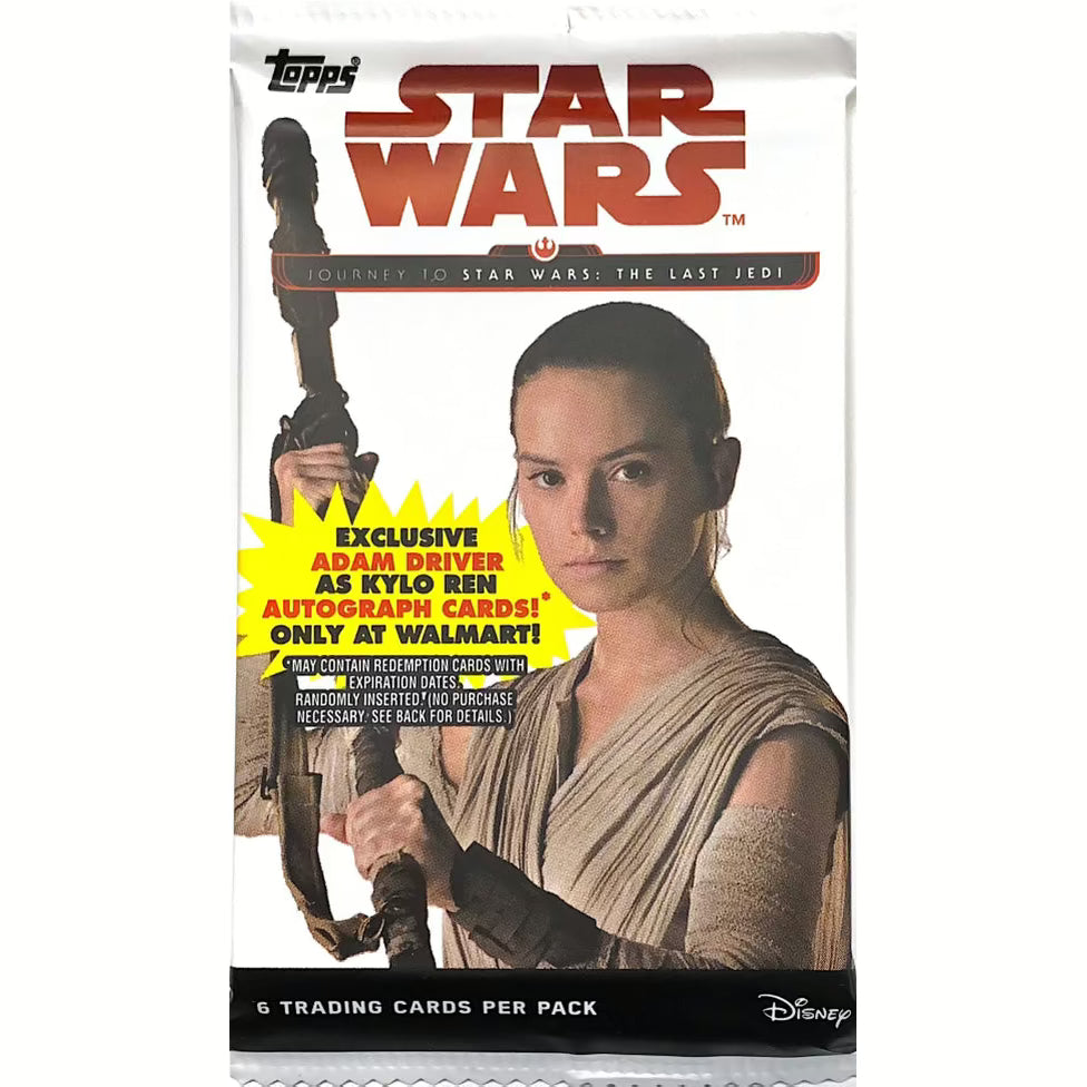 2017 Topps Star Wars The Last Jedi Retail Pack | Local Legends Cards & Collectibles