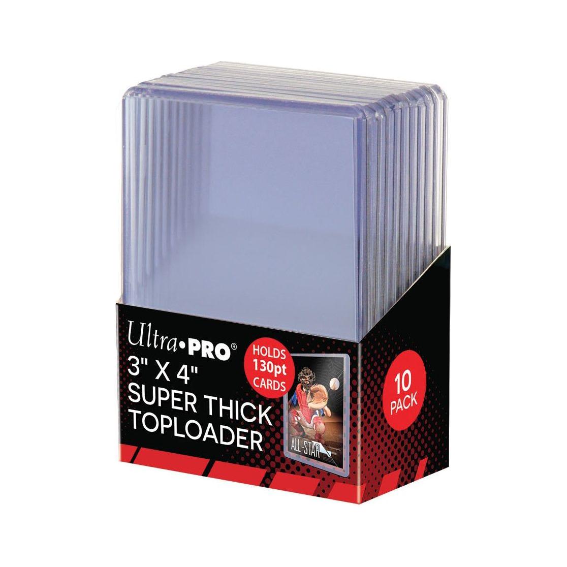 Ultra-Pro 3”x4” Super Thick 130pt Toploaders - 10 Pk | Local Legends Cards & Collectibles