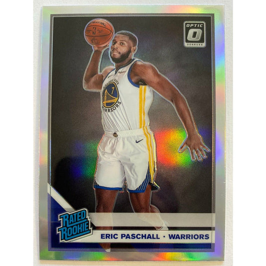 2019-20 Donruss Optic Eric Paschall Silver Holo Rated Rookie