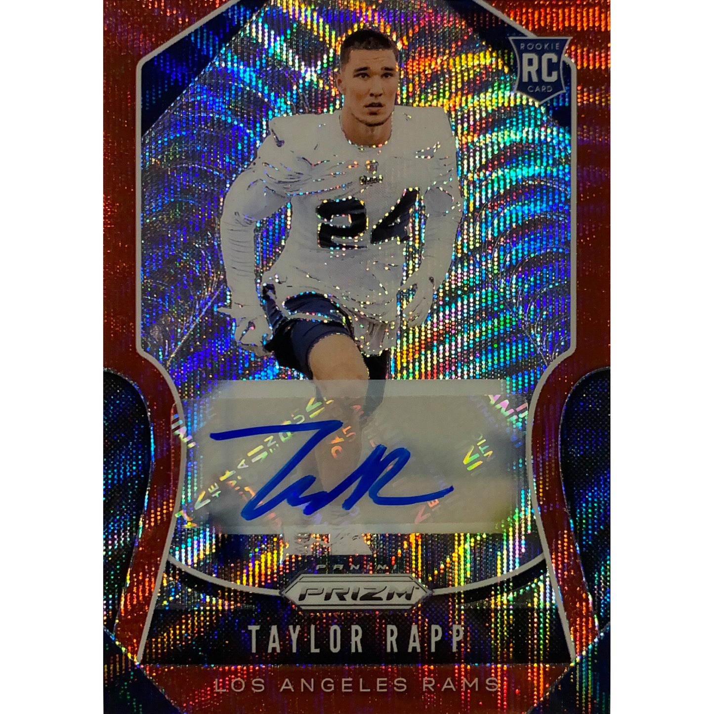 2019 Panini Prizm Taylor Rapp Red Wave Prizm RC /149 Local Legends Cards & Collectibles