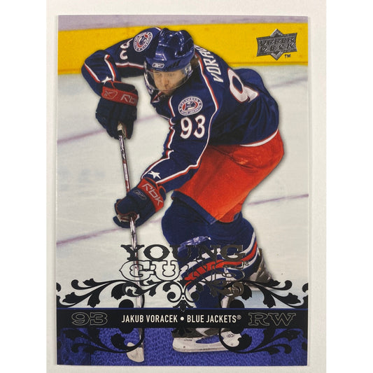2008-09 Upper Deck Series Jakub Voracek Young Guns | Local Legends Cards & Collectibles