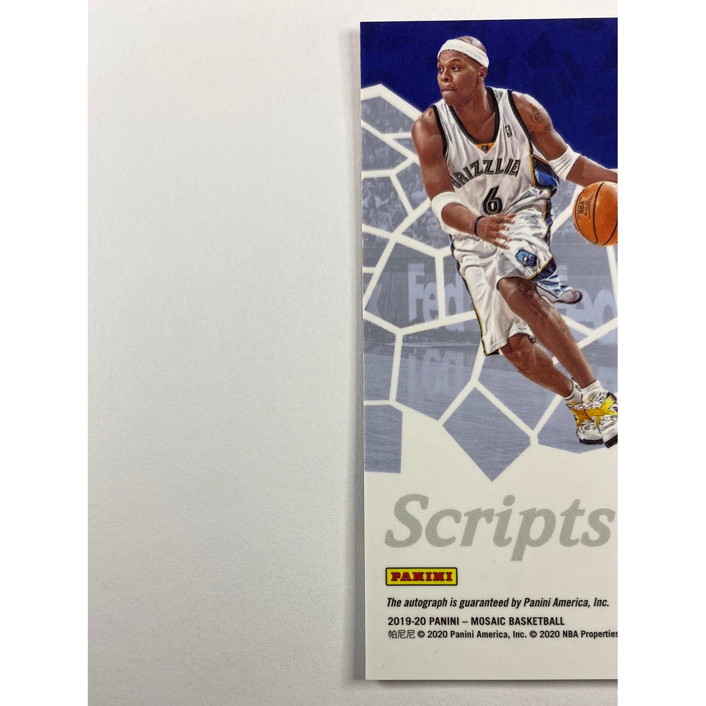 2019-20 Mosaic Bonzi Wells Orange Mosaic Prizm Auto | Local Legends Cards & Collectibles