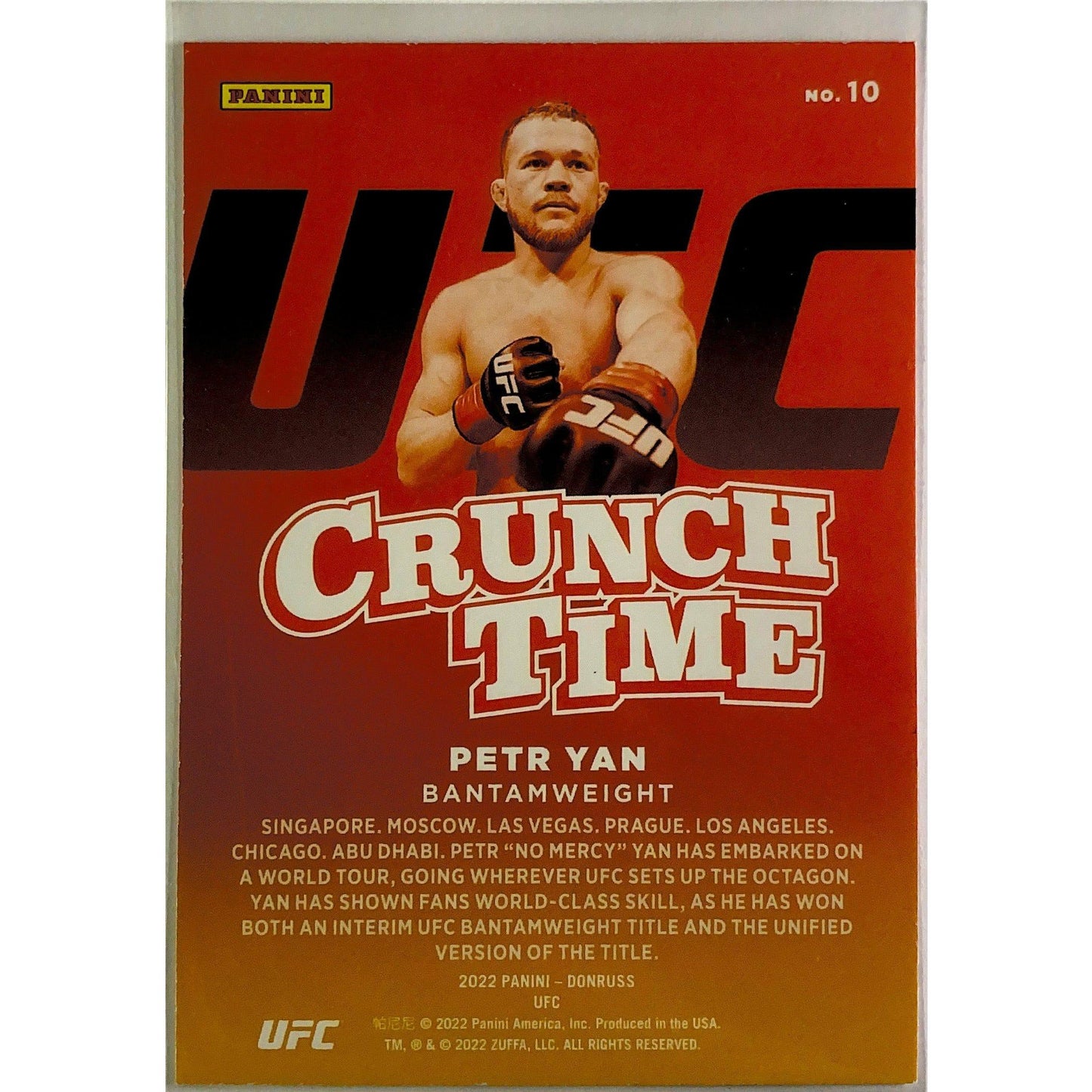 2022 Donruss Petr Yan Crunch Time