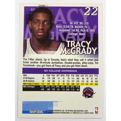 1999-00 Hoops Tracy McGrady
