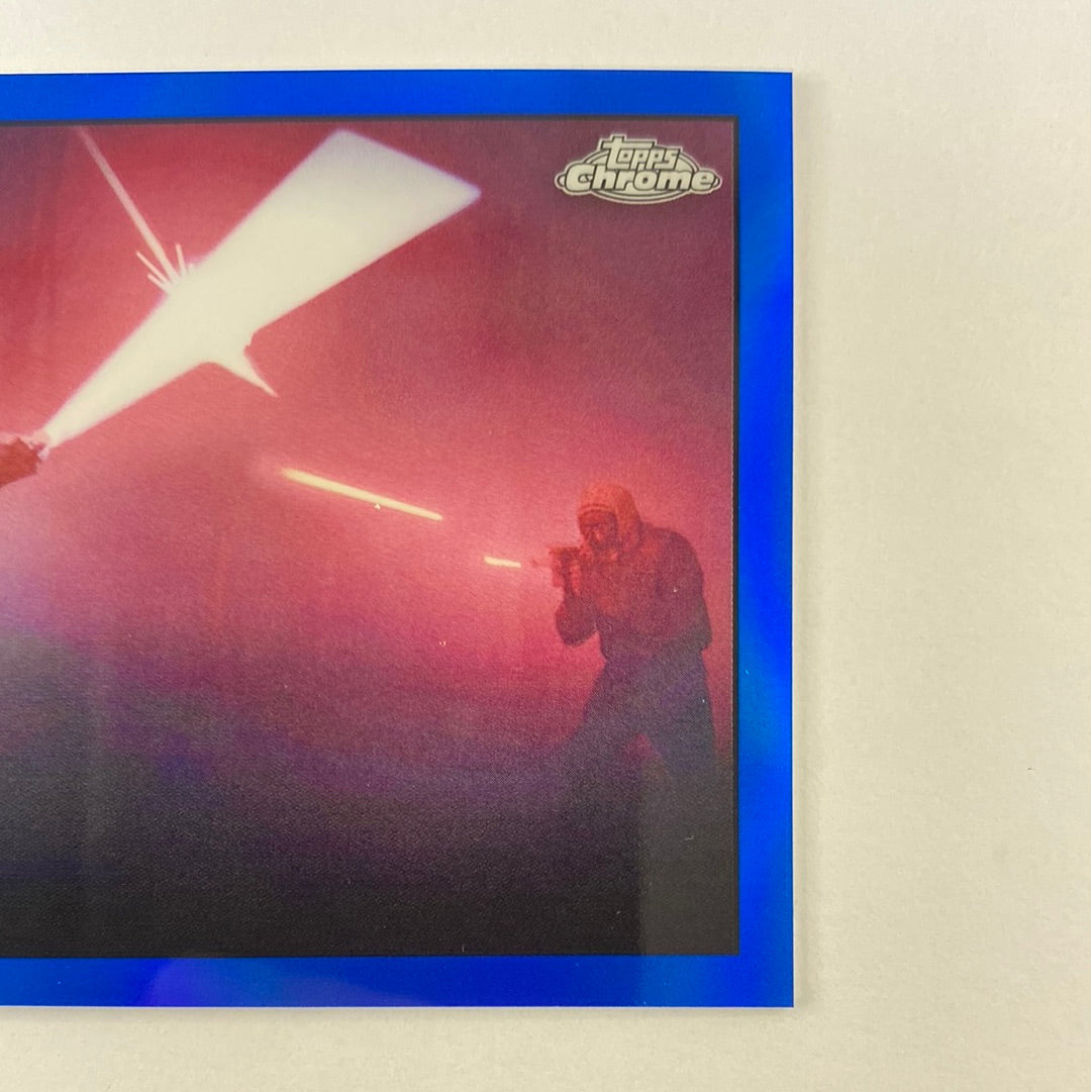 Topps Chrome The Mandalorian IC-16 Concept Card Blue Refractor /99