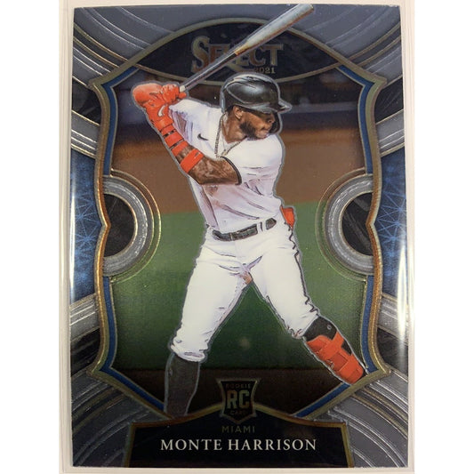  2021 Panini Select Monte Harrison Concourse Level Rookie  Local Legends Cards & Collectibles