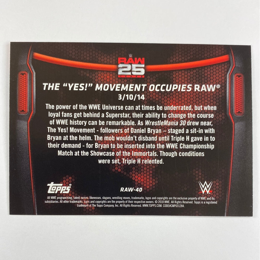 2018 Topps The Yes Movement Raw 25 | Local Legends Cards & Collectibles