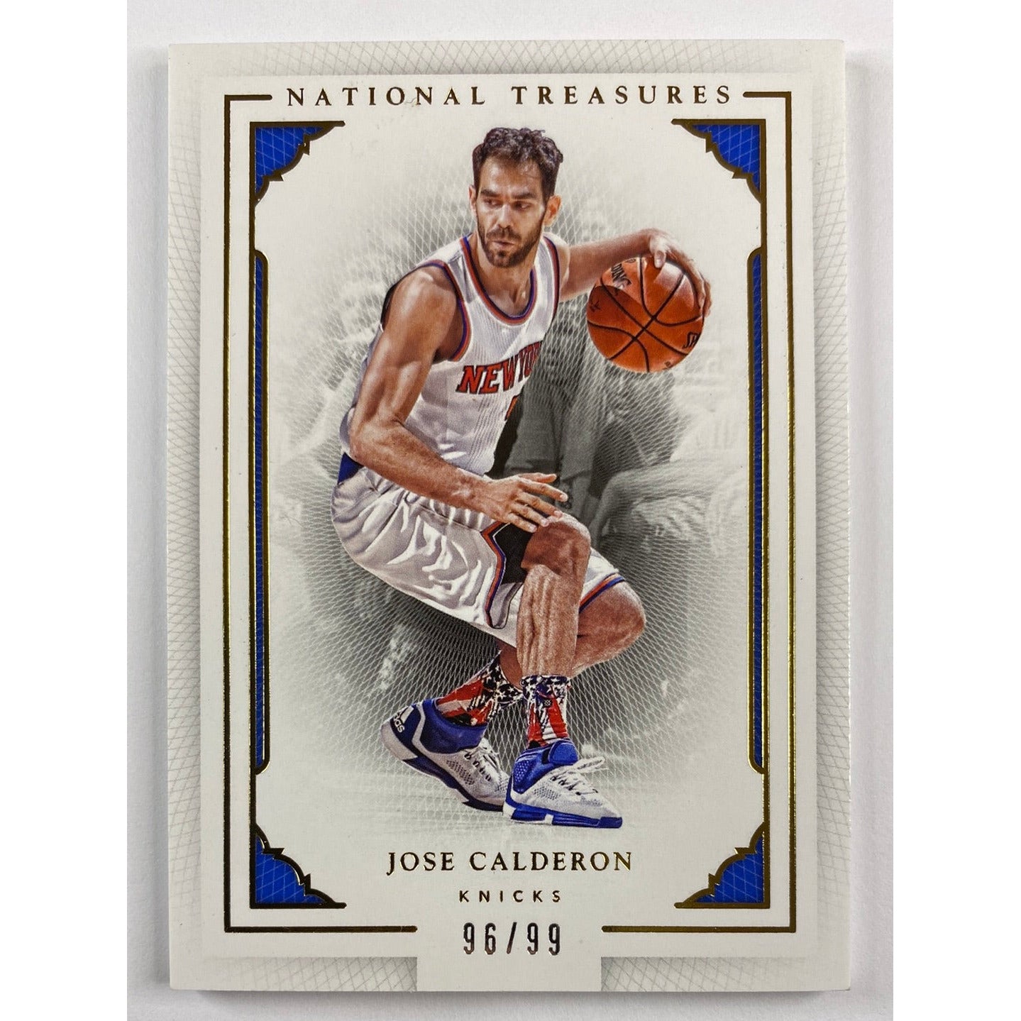 2015-16 National Treasures José Calderon /99