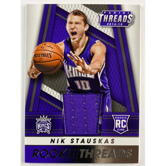 2014-15 Threads Nik Stauskas Rookie Threads