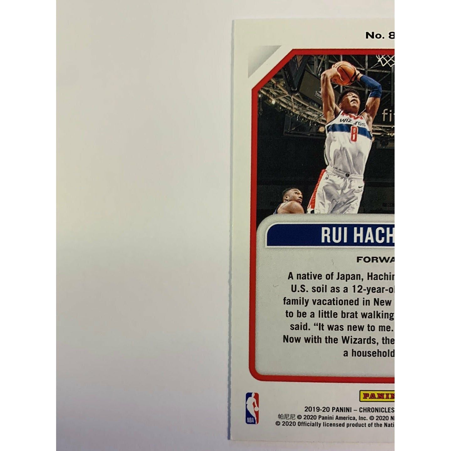 2019-20 Threads Rui Hachimura RC | Local Legends Cards & Collectibles
